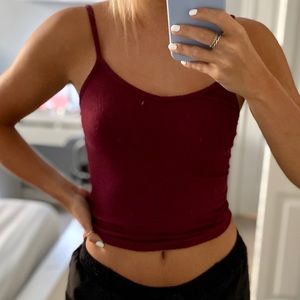 American Eagle Red Tank Top